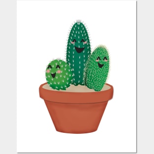 Cactus Friends Posters and Art